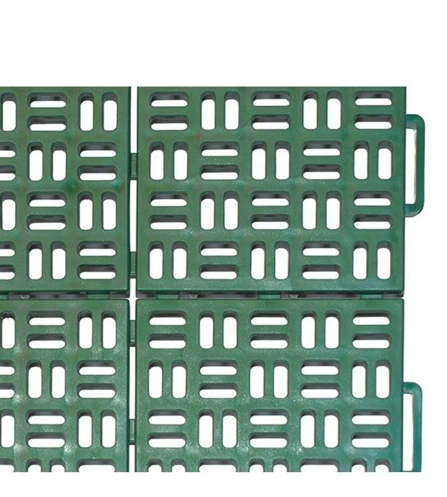 PIASTRELLA DA ESTERNO VERDE DRENANTE, 563X563X13 MM